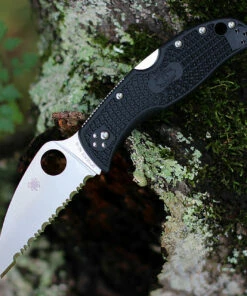 Hot Sale 💯 Spyderco Knives Spyderco RockJumper C254SBK, 3.08" VG-10 SpyderEdge Blade, Black FRN Handle ⌛