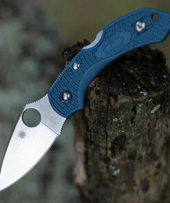 Best reviews of 🔥 Spyderco Knives Spyderco Dragonfly FRN K390 C28F2K390, 2.29" K390 Steel Plain Blade, Blue FRN Handle 🎉