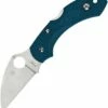 Best Pirce ⌛ Spyderco Knives Spyderco Dragonfly 2, 2.28" Wharncliffe K390 Satin Plain Blade, Blue FRN Handle 😍