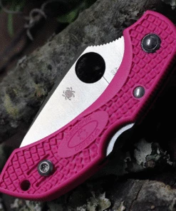Discount ✨ Spyderco Knives Spyderco Dragonfly 2 Pink Heals C28FPPNSV30V2, 2.28" CPM S30V Satin Plain Blade, Pink FRN Handle 🔥 -Automatic Knives shop C28PPNS30V2.2 58807.1621454414