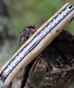 Deals 🤩 Castillo Knives Muralla Folding Lockback, C2CUB, 3.5" Sandvik 14C28N Plain Blade, Curly Birch Wood Handle ❤️ -Automatic Knives shop C2CUB.3 26737.1636048420