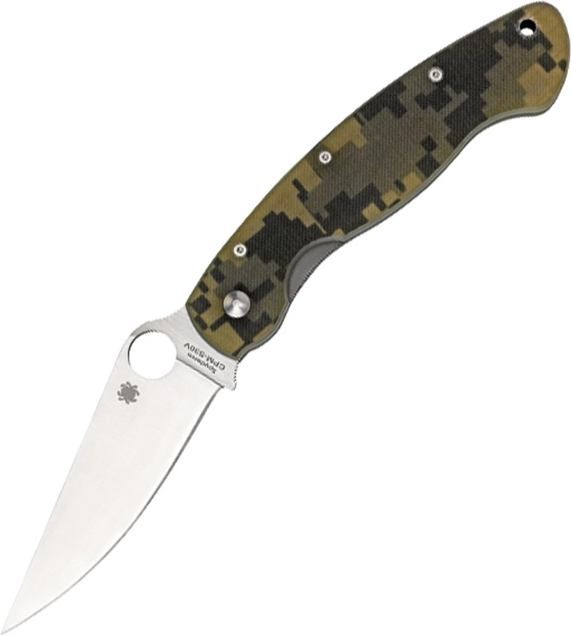 Cheap 🧨 Spyderco Knives Spyderco C36GPCMO Military, 4" CPMS30V Satin Blade, G-10 Camo Handle 🤩 1 Cheap 🧨 Spyderco Knives Spyderco C36GPCMO Military, 4" CPMS30V Satin Blade, G-10 Camo Handle 🤩