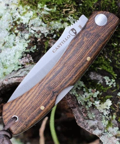 Brand new 🔔 Castillo Knives Torre Lockback Folding, C3BOW, 3" Sandvik 14C28N Blade, Bocote Wood Handles 🔔 -Automatic Knives shop C3BOW.2 76312.1636049430