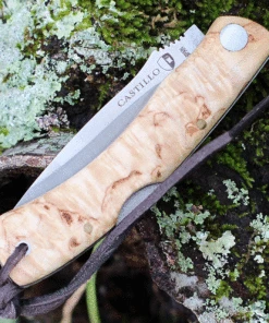 Wholesale 🧨 Castillo Knives Torre Lockback Folding, C3CUB, 3" Sandvik 14C28N Blade, Curly Birch Handles 💯 -Automatic Knives shop C3CUB.4 60403.1636039600