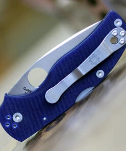 Brand new ✨ Spyderco Knives Spyderco C41GPDBL5 Native 5, 3" CPM S110V, Dark Blue G-10 Handle 😀 -Automatic Knives shop C41GPDBL5.3 47365.1612206053