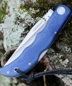Best reviews of 😀 Castillo Knives Castillo Tagus - River Blue Micarta (3.6" 14C28N Satin) C5RBM 🎁 -Automatic Knives shop C5RBM.2 66970.1639078698