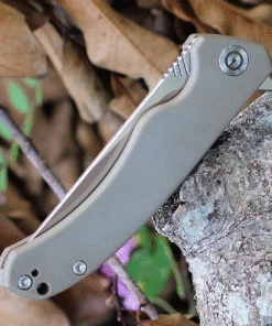 Outlet 🎁 CIVIVI Knives CIVIVI Courser Linerlock C804B, 3.45" VG-10 Plain Blade, Tan G-10 Handles 🔥 -Automatic Knives shop C804B.3 18588.1621970000