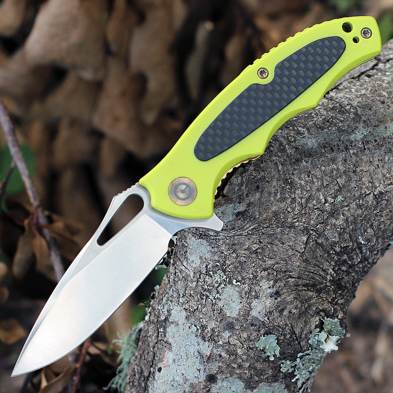 Coupon 🔥 CIVIVI Knives CIVIVI Shard C806A, 2.95" D2 Satin Drop Point Plain Blade, Fluorescent Green G-10 Handles w/ Carbon Fiber Overlay 🤩 1 Coupon 🔥 CIVIVI Knives CIVIVI Shard C806A, 2.95" D2 Satin Drop Point Plain Blade, Fluorescent Green G-10 Handles w/ Carbon Fiber Overlay 🤩