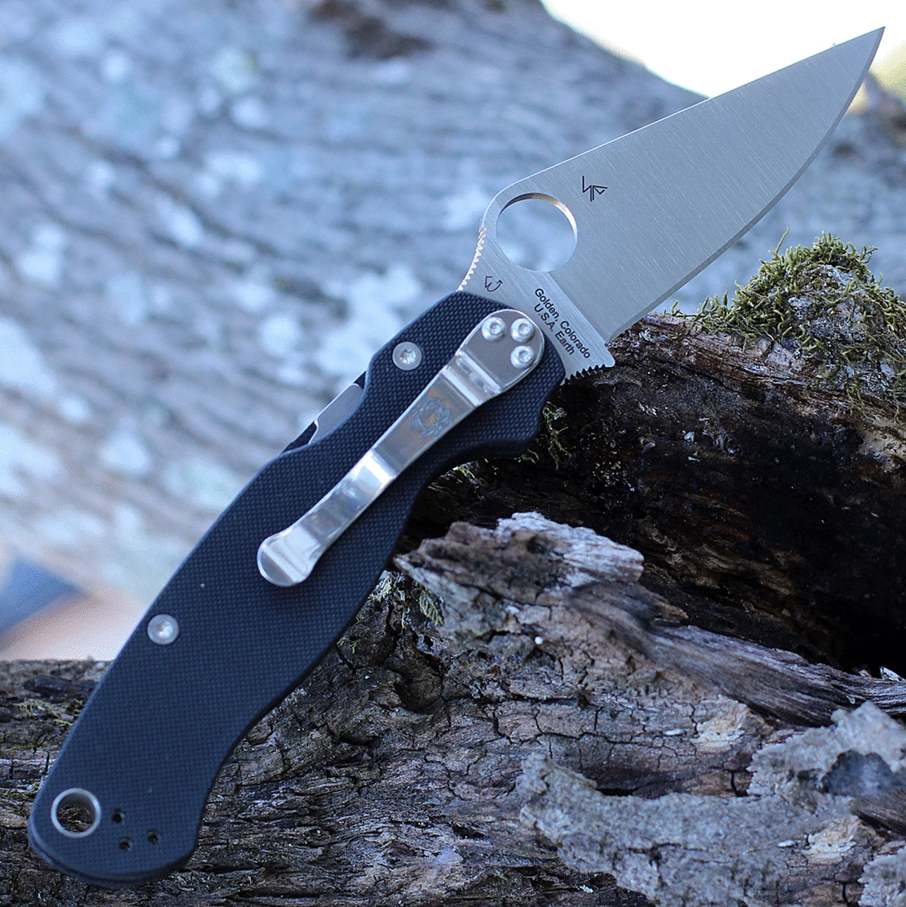 Brand new 🔔 Spyderco Knives Spyderco Para Military 2 - Blk G10 (3.5" CPM S45VN) C81GP2 👍 2 Brand new 🔔 Spyderco Knives Spyderco Para Military 2 - Blk G10 (3.5" CPM S45VN) C81GP2 👍 - Image 2