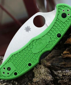 Wholesale 🛒 Spyderco Knives Spyderco Salt 2 C88FPWCGR2, 3.00" Satin Warncliffe LC200N Plain Blade, Green FRN Handle ⭐ -Automatic Knives shop C88FPWCGR2.1 35346.1615476396