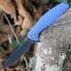 Coupon ❤️ CIVIVI Knives CIVIVI Wyvern C902H, 3.45" D2 Black Stonewashed Drop Point Blade, Blue Textured FRN Handles ⭐