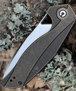 Budget 😍 CIVIVI Knives CIVIVI Anthropos C903D 3.25" 154CM Satin Drop Point Blade, Black Stonewashed Brass Handles 🔥 6 Budget 😍 CIVIVI Knives CIVIVI Anthropos C903D 3.25" 154CM Satin Drop Point Blade, Black Stonewashed Brass Handles 🔥 -Automatic Knives shop C903D.3 22941.1621968628