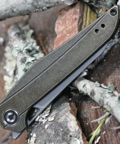 Cheap 🔔 CIVIVI Knives CIVIVI McKenna C905D, 2.92” 154CM Stonewashed Sheepsfoot Blade, Black Stonewashed Brass Handles 🎁 -Automatic Knives shop C905D.3 88015.1622058818