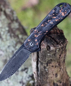 Brand new 🔔 CIVIVI Knives CIVIVI Elementum - Contoured CF and Copper Shred (2.96" Dam.) C907C-DS3 🧨