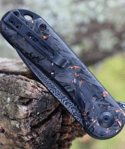 Brand new 🔔 CIVIVI Knives CIVIVI Elementum - Contoured CF and Copper Shred (2.96" Dam.) C907C-DS3 🧨 -Automatic Knives shop C907CDS3.2 19320.1630006427