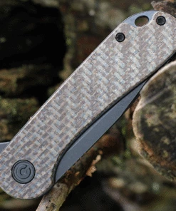 Hot Sale 🛒 CIVIVI Knives CIVIVI Elementum - Brown Matrix Micarta (3" D2 Tanto) - C907T-D 🔥 -Automatic Knives shop C907T D.3 09614.1629479370