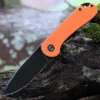 Best deal 🧨 CIVIVI Knives CIVIVI Elementum - Orange G-10 (2.96" D2 Black Stonewashed) - C907Y 🛒