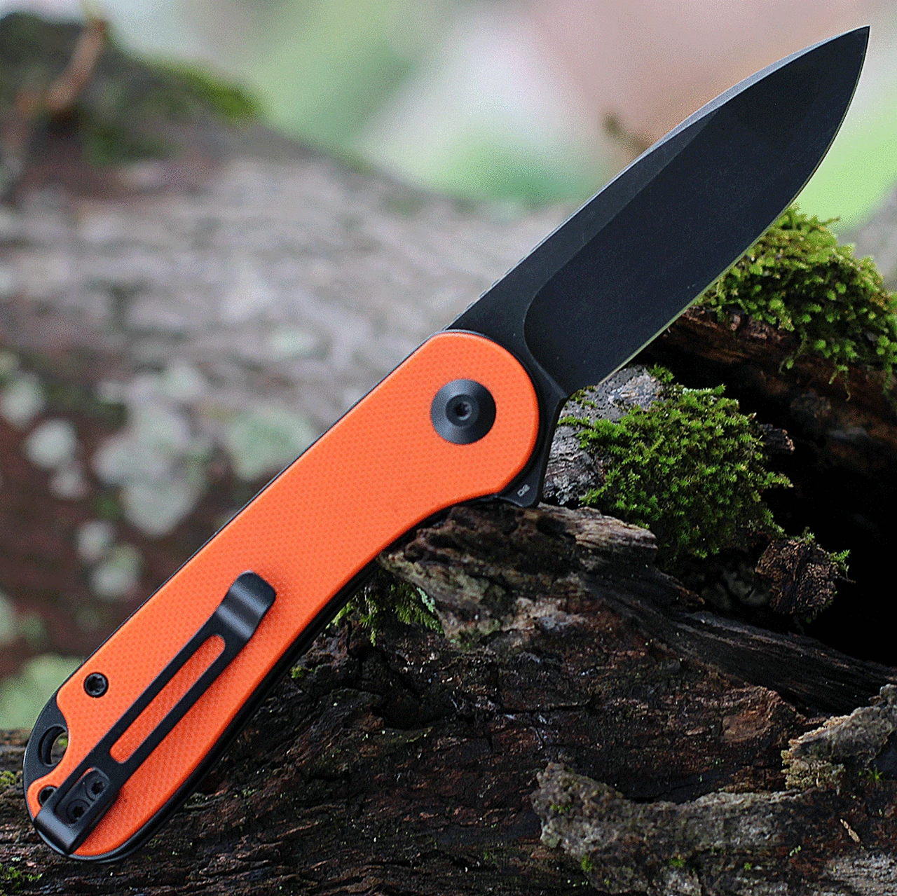 Best deal ๐งจ CIVIVI Knives CIVIVI Elementum - Orange G-10 (2.96" D2 Black Stonewashed) - C907Y ๐ 2 Best deal ๐งจ CIVIVI Knives CIVIVI Elementum - Orange G-10 (2.96" D2 Black Stonewashed) - C907Y ๐ - Image 2