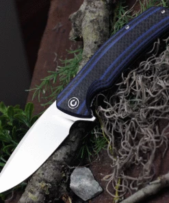 Wholesale ⭐ CIVIVI Knives CIVIVI Incite C908B, 3.7” D2 Satin Drop Point Plain Blade, Blue G-10 and Carbon Fiber Layered Handles 🛒