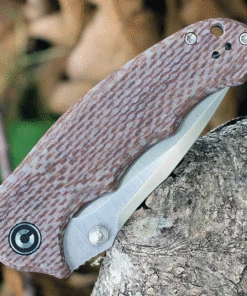 Hot Sale 😀 CIVIVI Knives CIVIVI Hooligan Linerlock Folder C913C, 2.98" D2 Satin Drop Point Plain Blade, Snakeskin Pattern Micarta Handles 👏 -Automatic Knives shop C913.2 24736.1622210084