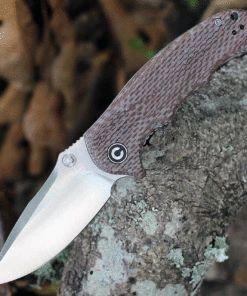 Hot Sale 😀 CIVIVI Knives CIVIVI Hooligan Linerlock Folder C913C, 2.98" D2 Satin Drop Point Plain Blade, Snakeskin Pattern Micarta Handles 👏