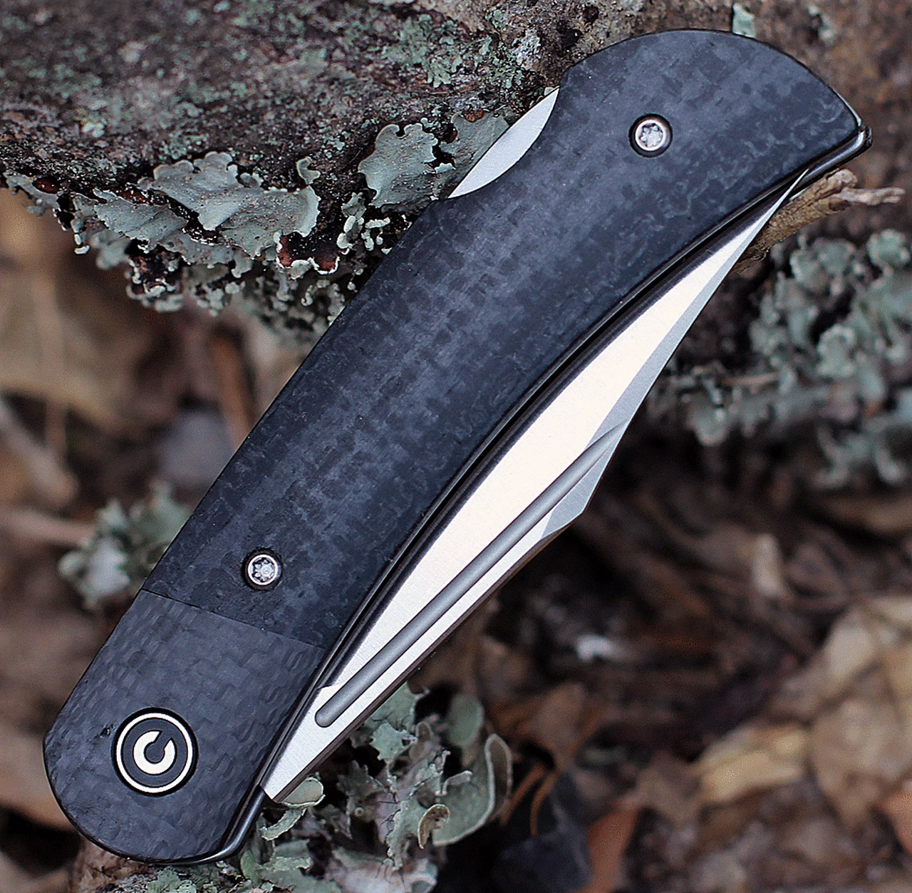 Budget ๐ CIVIVI Knives CIVIVI Rustic Gent C914D, 2.97" D2 Satin Clip Point Blade, Black Micarta Handle w/ Carbon Fiber Bolster ๐งจ 4 Budget ๐ CIVIVI Knives CIVIVI Rustic Gent C914D, 2.97" D2 Satin Clip Point Blade, Black Micarta Handle w/ Carbon Fiber Bolster ๐งจ - Image 4
