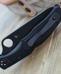 Wholesale ✨ Spyderco Knives Spyderco Pacific Salt 2 C91PBBK2, 3.78" H1 Steel Black Plain Blade, Black FRN Handle ✨ -Automatic Knives shop C91PBBK2.2 85931.1584391034