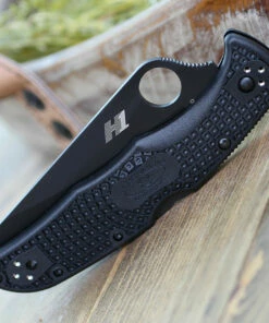 Wholesale ✨ Spyderco Knives Spyderco Pacific Salt 2 C91PBBK2, 3.78" H1 Steel Black Plain Blade, Black FRN Handle ✨ -Automatic Knives shop C91PBBK2.3 53012.1584391034