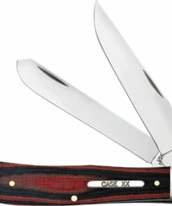 Best Sale 😀 Case Trapper 27850 Black & Red Micarta Handle (10254 SS) 🤩