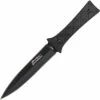 Best Sale 🎁 Case Tec X FB-4 Boot Knife 52224, 4" 440 Stainless Steel Black Coated Dagger, Black G-10 Handle ⭐