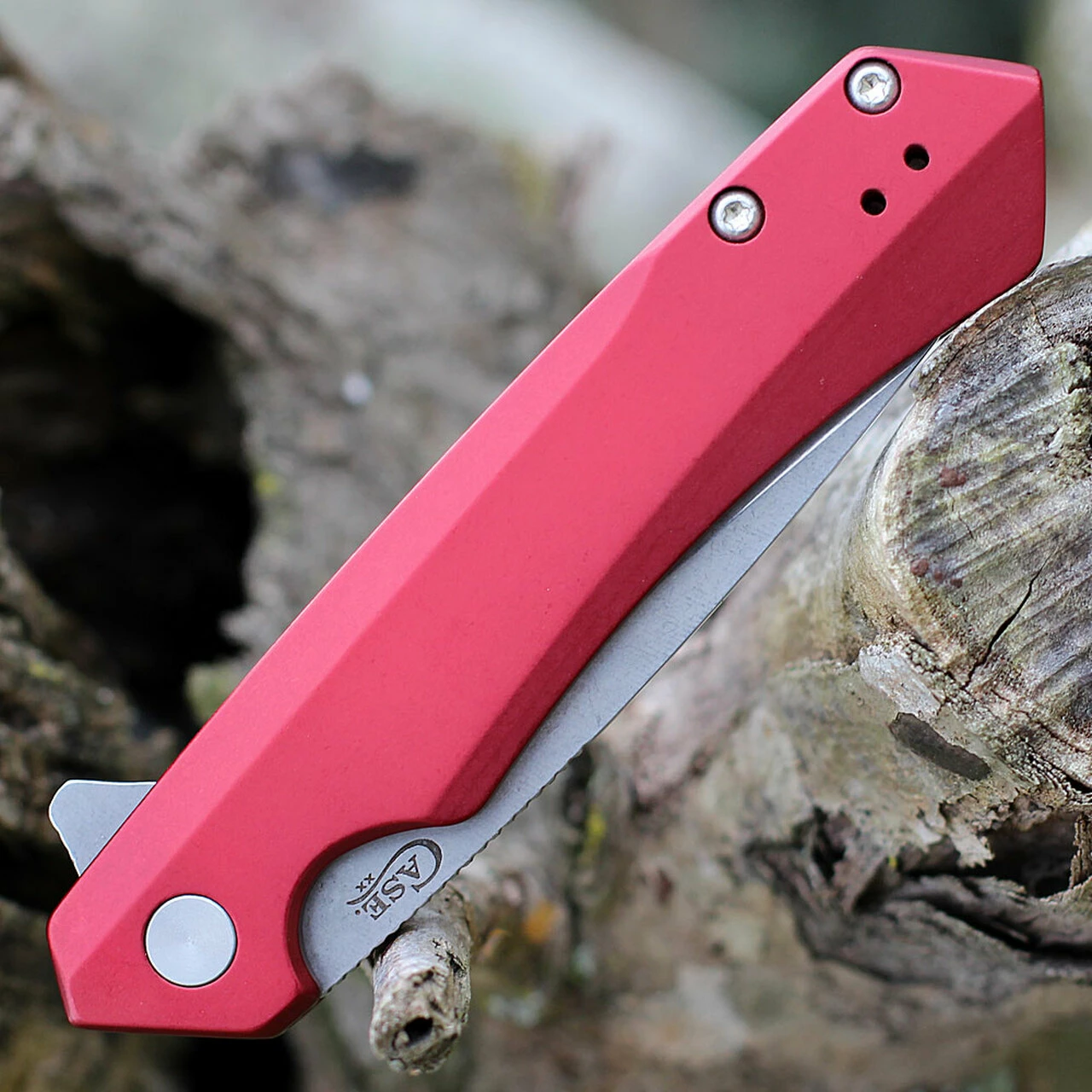 Discount ✔️ Case Kinzua - Red Aluminum (3.4" S35VN SW Tanto ) 64664 🎉 3 Discount ✔️ Case Kinzua - Red Aluminum (3.4" S35VN SW Tanto ) 64664 🎉 - Image 3