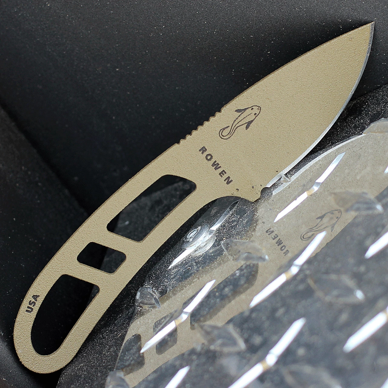 Deals 🔔 ESEE Knives ESEE Candiru Dark Earth Brown 5 in. Fixed Blade, CAN-DE, Black Molded Sheath and Clip Plate 👍 2 Deals 🔔 ESEE Knives ESEE Candiru Dark Earth Brown 5 in. Fixed Blade, CAN-DE, Black Molded Sheath and Clip Plate 👍 - Image 2