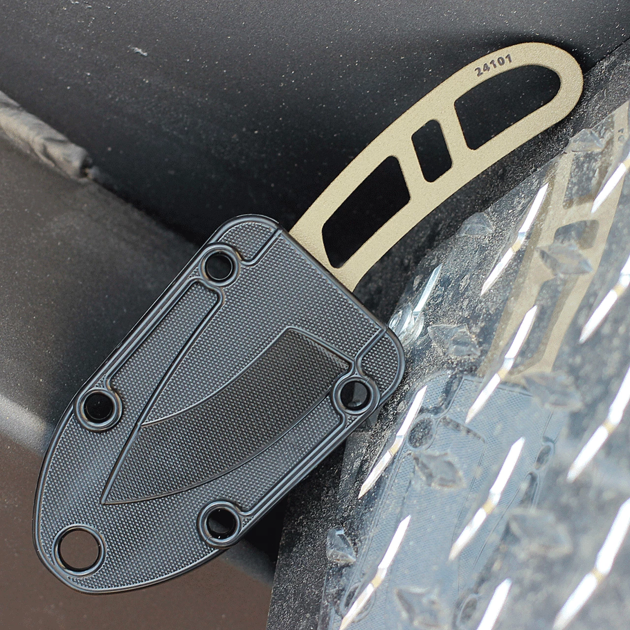 Deals 🔔 ESEE Knives ESEE Candiru Dark Earth Brown 5 in. Fixed Blade, CAN-DE, Black Molded Sheath and Clip Plate 👍 3 Deals 🔔 ESEE Knives ESEE Candiru Dark Earth Brown 5 in. Fixed Blade, CAN-DE, Black Molded Sheath and Clip Plate 👍 - Image 3