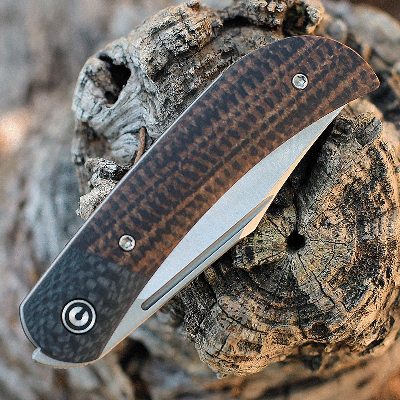 Flash Sale 😍 CIVIVI Knives CIVIVI Appalachian Drifter II Dark Brown Micarta (3" Satin) C19010C-1 👍 3 Flash Sale 😍 CIVIVI Knives CIVIVI Appalachian Drifter II Dark Brown Micarta (3" Satin) C19010C-1 👍 - Image 3