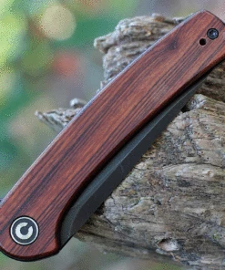 Wholesale 🔥 CIVIVI Knives CIVIVI Mini Asticus - Cuibourtia Wood (3.25" Black SW) C19026B-5 👏 -Automatic Knives shop CIVC19026B5.3 94813.1631215871