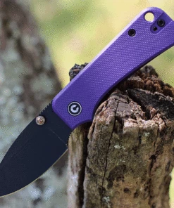 Cheap 🎉 CIVIVI Knives CIVIVI Baby Banter - Purple G10 (2.34" Black SW Nitro-V) C19068S-4 ✨