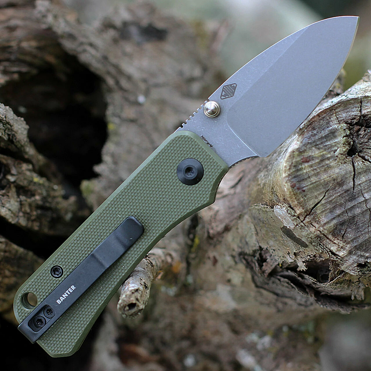 Outlet ✔️ CIVIVI Knives CIVIVI Baby Banter - Green G10 (2.34" Gray SW Nitro-V) C19068S-5 🧨 2 Outlet ✔️ CIVIVI Knives CIVIVI Baby Banter - Green G10 (2.34" Gray SW Nitro-V) C19068S-5 🧨 - Image 2