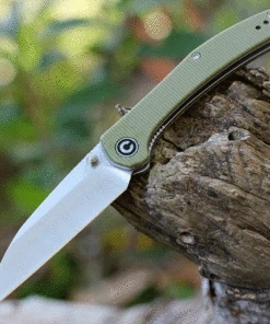 Coupon 🔥 CIVIVI Knives CIVIVI Hadros - Olive Micarta (3.35" Satin) C20004-3 ✨