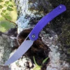 Outlet 🎁 CIVIVI Knives CIVIVI Lazar Front Flipper - Purple G-10 (3.3" Gray SW 10Cr15CoMoV) C20013-2 ❤️