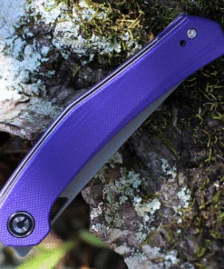 Outlet 🎁 CIVIVI Knives CIVIVI Lazar Front Flipper - Purple G-10 (3.3" Gray SW 10Cr15CoMoV) C20013-2 ❤️ -Automatic Knives shop CIVC20013 2.2 46870.1629903050