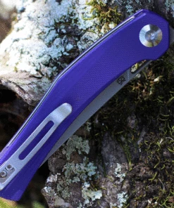 Outlet 🎁 CIVIVI Knives CIVIVI Lazar Front Flipper - Purple G-10 (3.3" Gray SW 10Cr15CoMoV) C20013-2 ❤️ -Automatic Knives shop CIVC20013 2.3 28668.1629903050