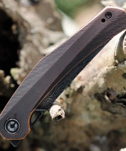 New ❤️ CIVIVI Knives CIVIVI Lazar Front Flipper - Hand Rubbed Copper (3.3" Dam.) C20013-DS1 ✔️ -Automatic Knives shop CIVC20013 DS1.2 36269.1629905452