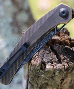 Discount 🧨 CIVIVI Knives CIVIVI Lazar Front Flipper - Hand Rubbed Brass (3.3" Damascus) C20013-DS1 🔥 7 Discount 🧨 CIVIVI Knives CIVIVI Lazar Front Flipper - Hand Rubbed Brass (3.3" Damascus) C20013-DS1 🔥 -Automatic Knives shop CIVC20013 DS2.2 48201.1629901317