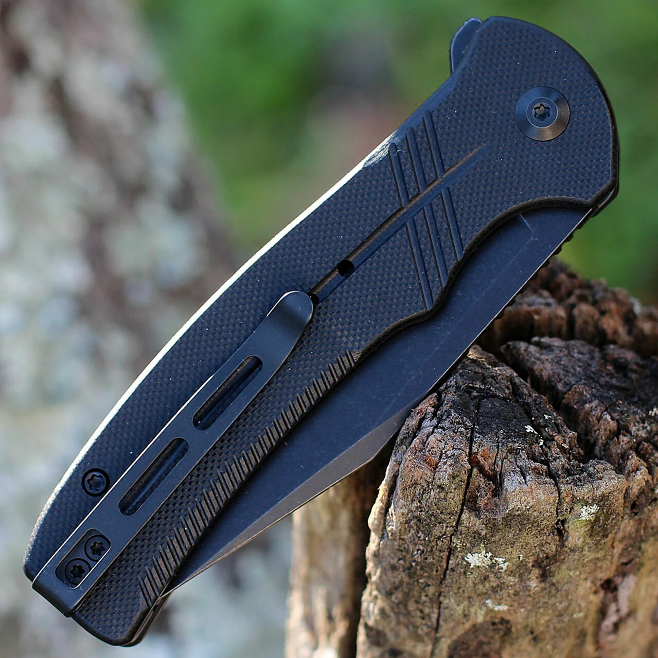 New ๐ CIVIVI Knives CIVIVI Cogent Button Lock - Black G10 (3.5" Blk) C20038D-1 ๐งจ 3 New ๐ CIVIVI Knives CIVIVI Cogent Button Lock - Black G10 (3.5" Blk) C20038D-1 ๐งจ - Image 3