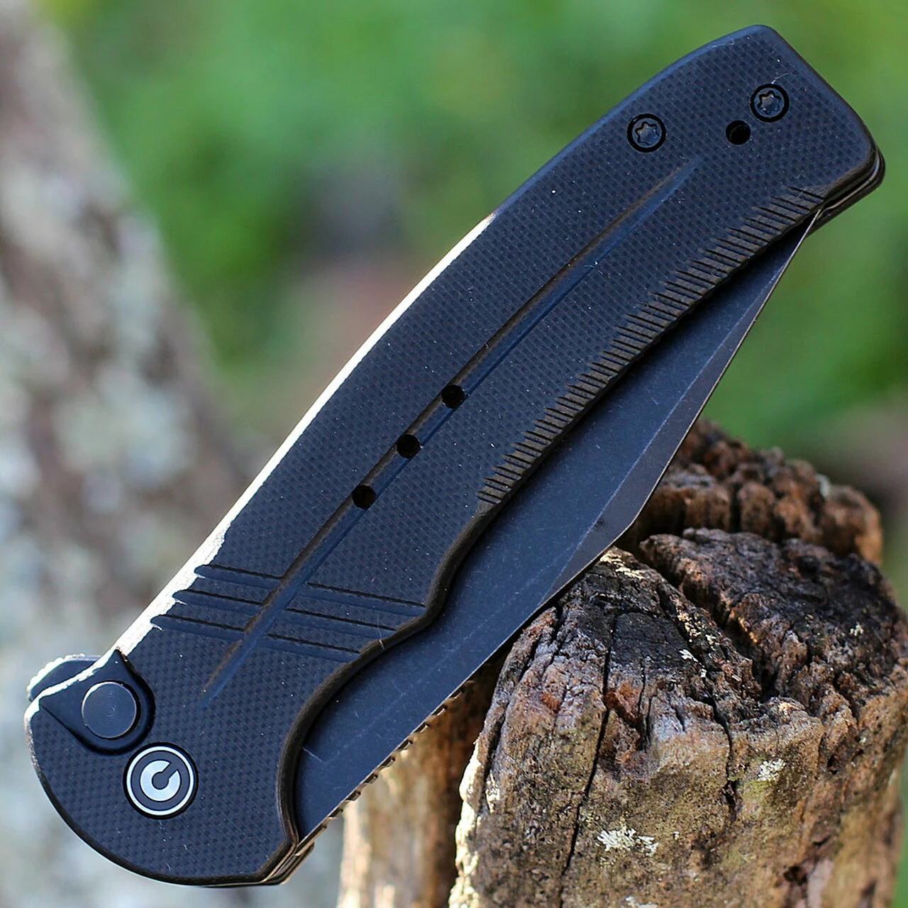 New ๐ CIVIVI Knives CIVIVI Cogent Button Lock - Black G10 (3.5" Blk) C20038D-1 ๐งจ 4 New ๐ CIVIVI Knives CIVIVI Cogent Button Lock - Black G10 (3.5" Blk) C20038D-1 ๐งจ - Image 4