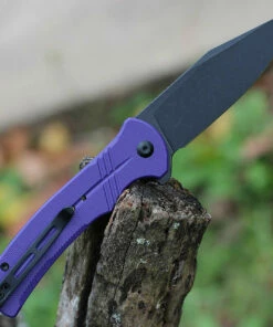 Cheap ✔️ CIVIVI Knives CIVIVI Cogent Button Lock - Purple G10 (3.5" Blk) C20038D-2 🔔 -Automatic Knives shop CIVC20038D2 47662.1638908105