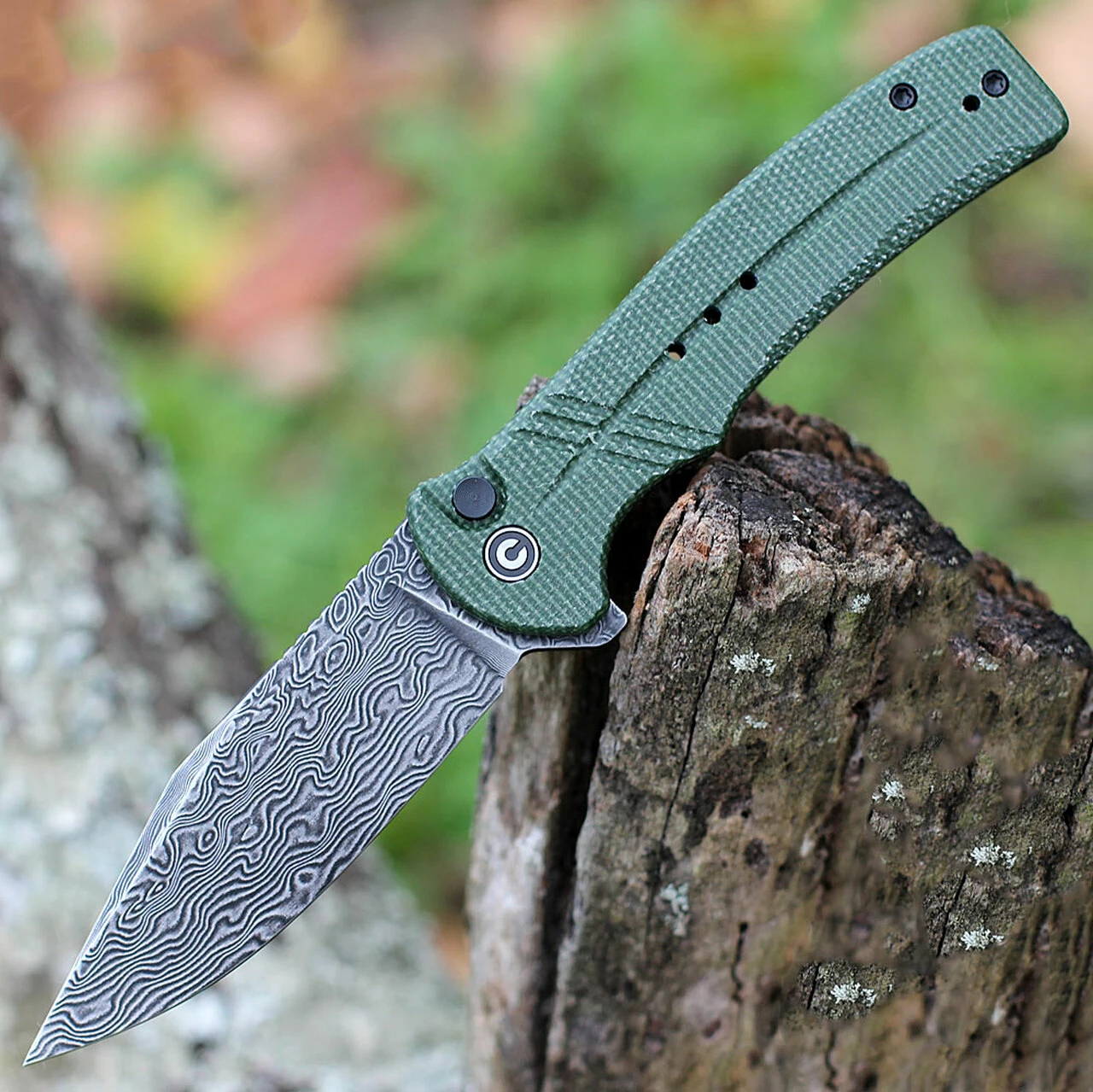 Best deal 🌟 CIVIVI Knives CIVIVI Cogent Button Lock - Green Micarta (3.5" Dam) C20038D-DS1 🌟 1 Best deal 🌟 CIVIVI Knives CIVIVI Cogent Button Lock - Green Micarta (3.5" Dam) C20038D-DS1 🌟