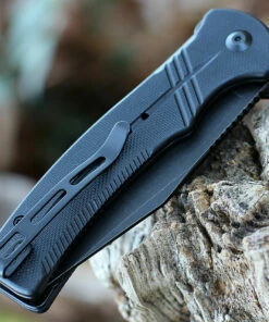 Outlet 👏 CIVIVI Knives CIVIVI Cogent Button Lock - Black G10 (3.5" Blk Serr) C20038E-1 🔔 -Automatic Knives shop CIVC20038E1.1 20487.1639064441