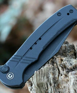 Outlet 👏 CIVIVI Knives CIVIVI Cogent Button Lock - Black G10 (3.5" Blk Serr) C20038E-1 🔔 -Automatic Knives shop CIVC20038E1 61019.1639064441