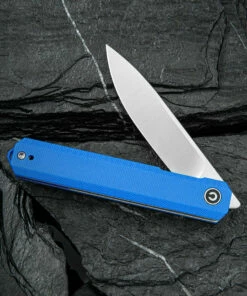 Best deal 🔥 CIVIVI Knives CIVIVI Exarch C2003B, 3.22" D2 Satin Drop Point Plain Blade, Blue G-10 Handles 🧨 -Automatic Knives shop CIVC2003B.2 15706.1587567963